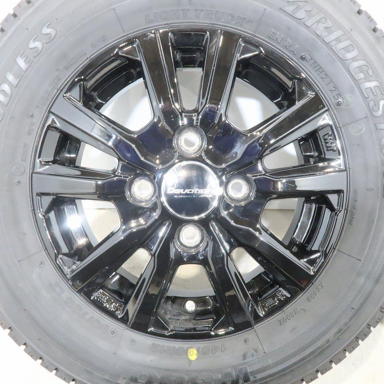 N-VAN ハイゼット エブリイ 等 4本 社外 12インチホイール 4H 100 