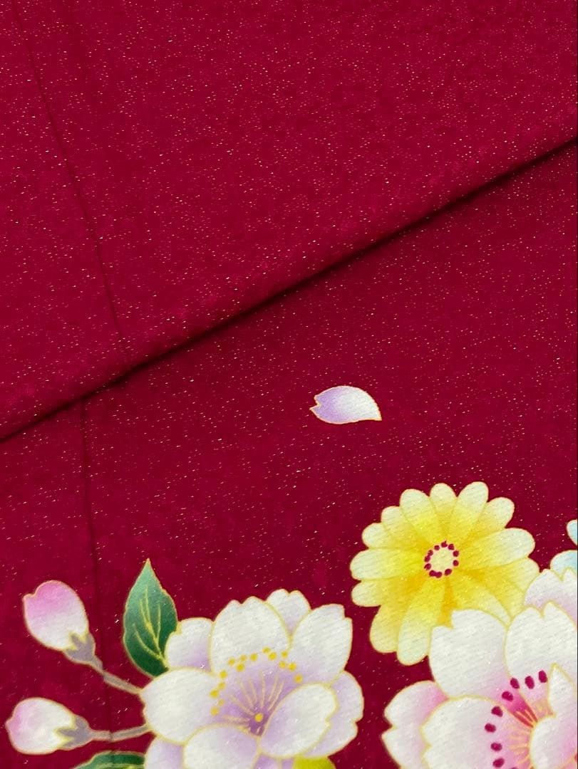振袖 金駒 金彩 銀通し 紋意匠 桜 身丈170cm HKT202 - メルカリ