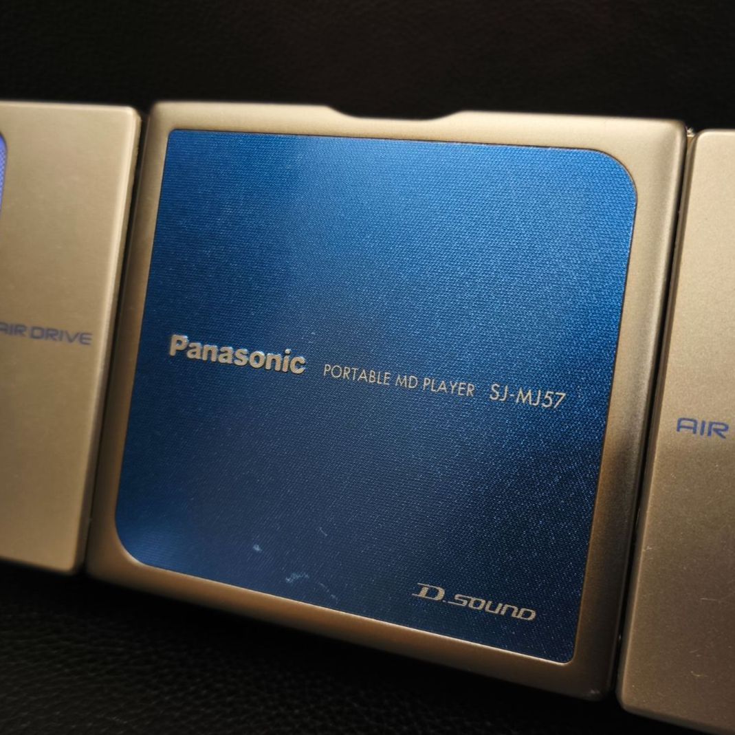 可動品】Panasonic パナソニック「SJ-MJ57-A」 ポータブルMDプレイヤー