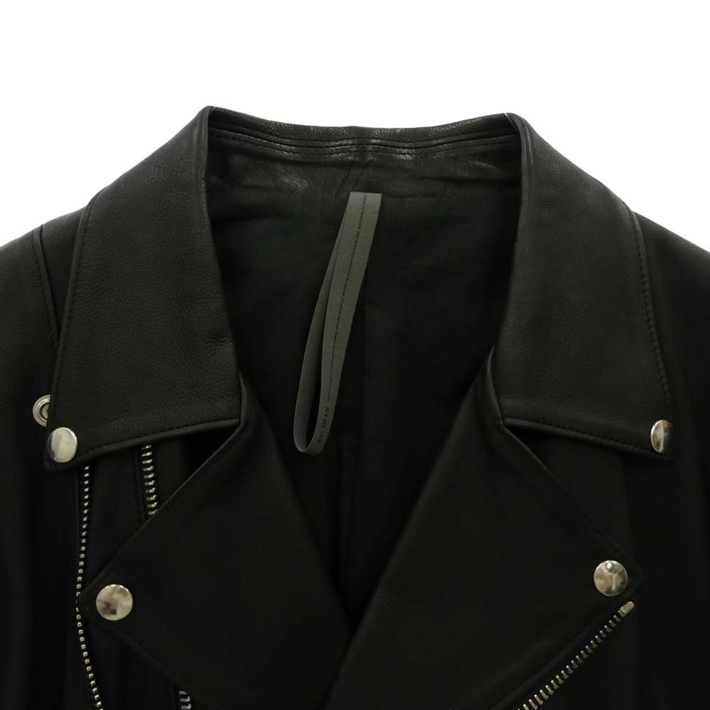 STRUM ストラム STL045-02 OIL CALF LEATHER W-ZIPPER RIDERS JKT 地生