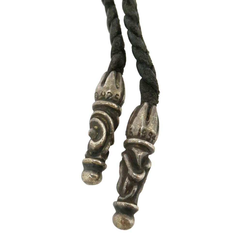 CHROME HEARTS クロムハーツ（原本無） LEATHER BRAID スクロール