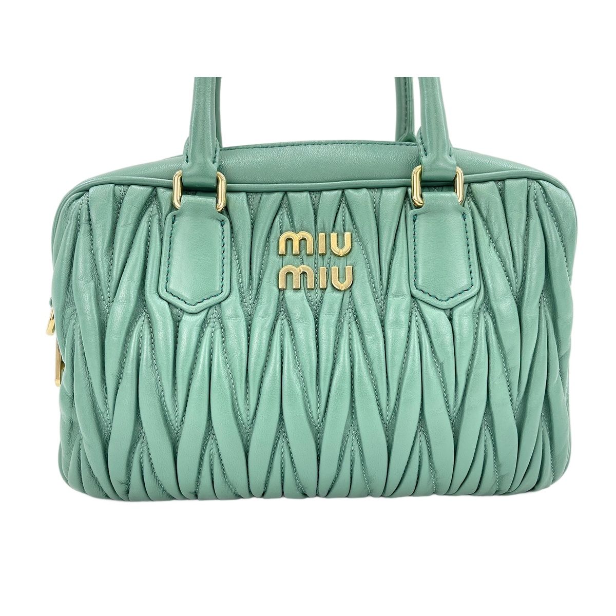 Miu Miu ミュウ ミュウ ハンドバッグ 2WAYマテラッセ アルカディ【中古