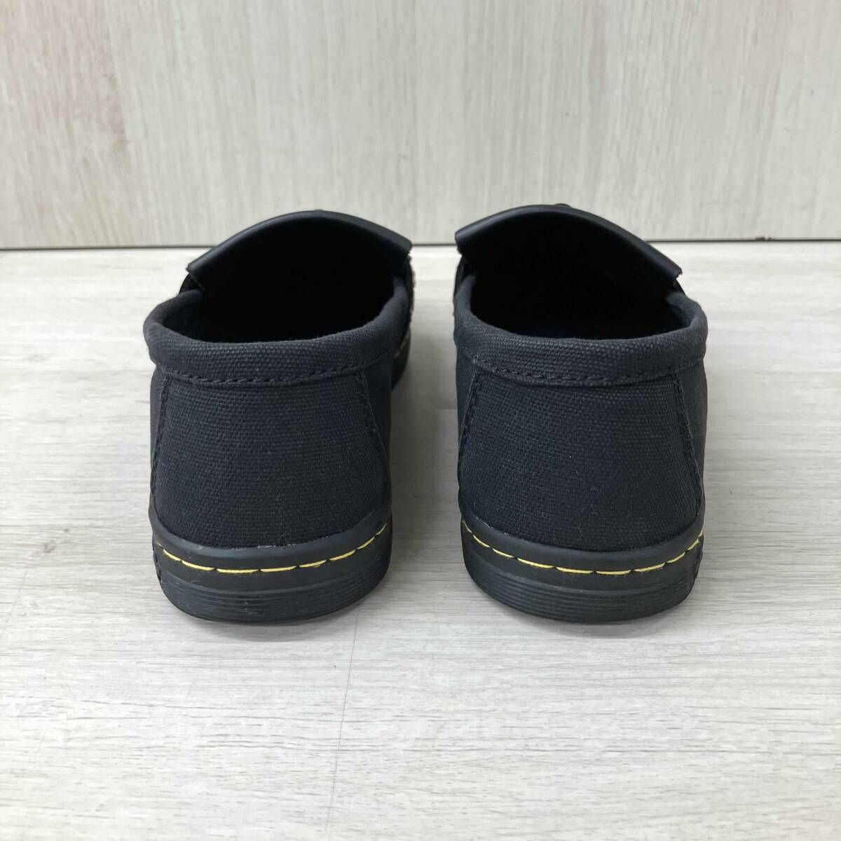 Dr.Martens/ドクターマーチン/スニーカー/FITZROVIA/キャンバスキルトローファー/ブラック/23.5センチ