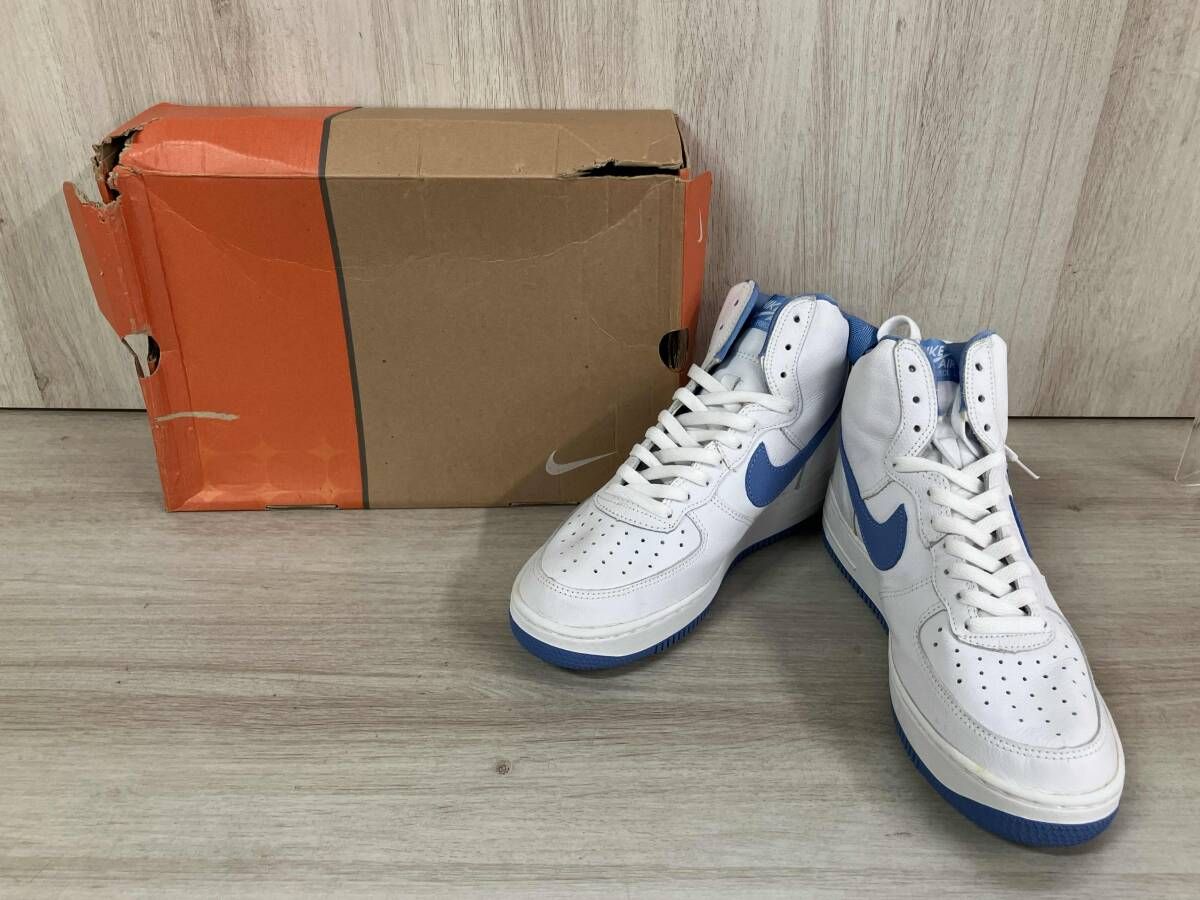 NIKEナイキ スニーカー 624038-141 27cm ブルー 箱傷み有り 右足首ベルト欠品