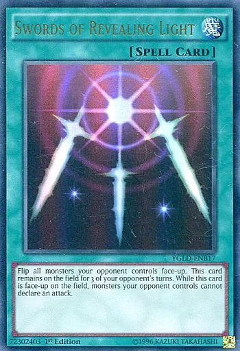 中古】遊戯王 YGLD-ENB17[UR]：Swords of Revealing Light/光の護封剣
