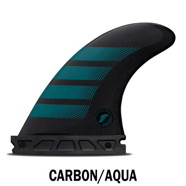 フューチャーフィン FUTURES ALPHA F4 CARBON/AQUA トライフィン 3枚