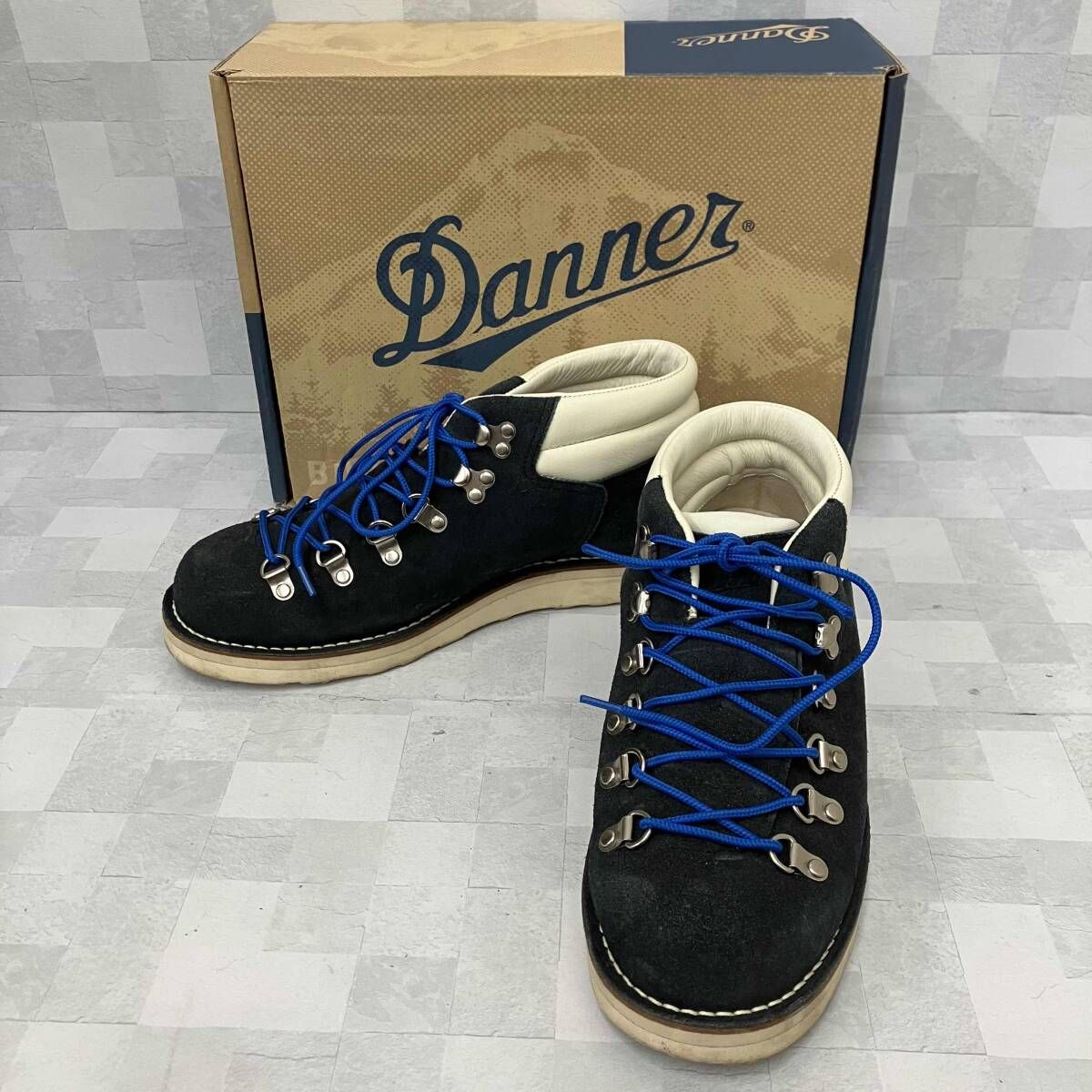 DANNER ダナー D-4026 トレッキングブーツ MT.RIDGE MID CRYSTY スウェード 箱有り 日本製 ネイビー 26cm