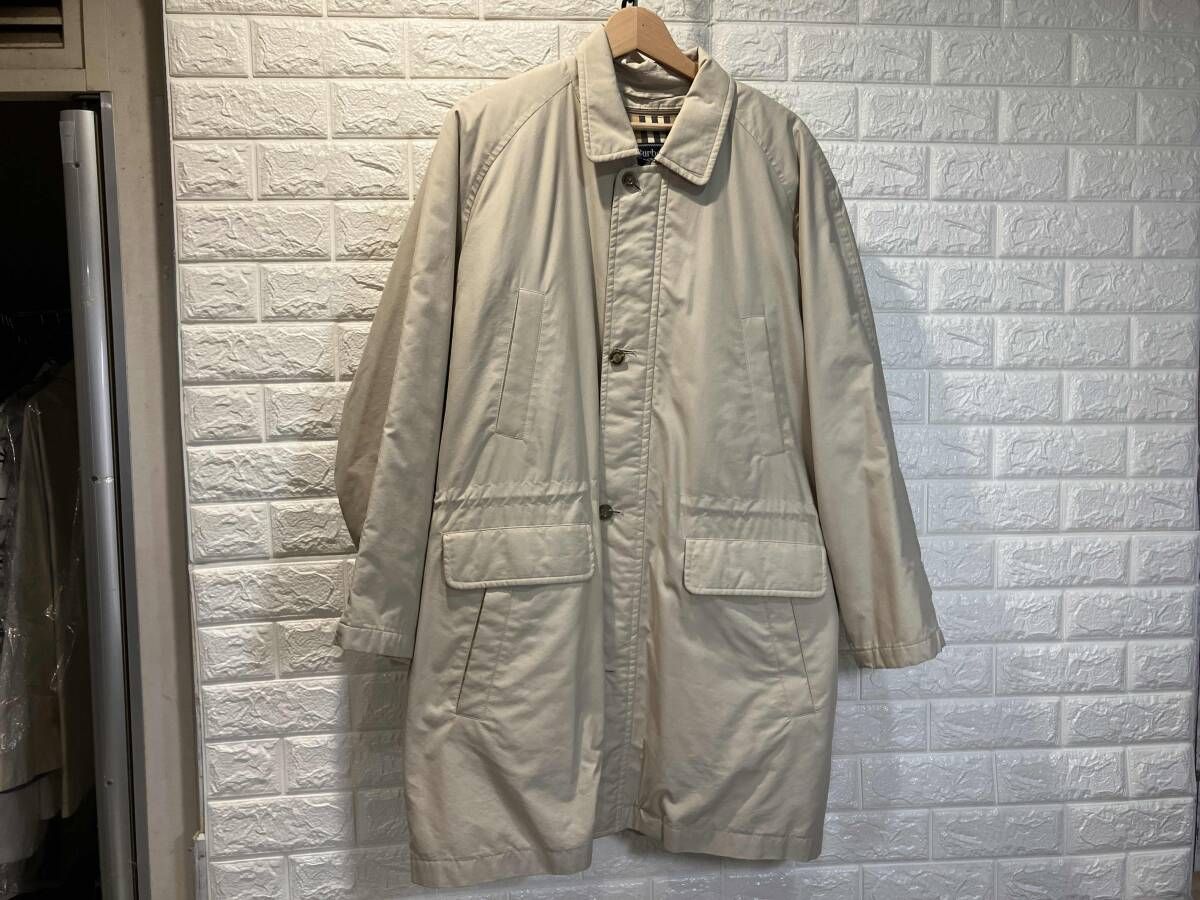 Burberry's バーバリー ダウンライナー付きステンカラーコート 90S