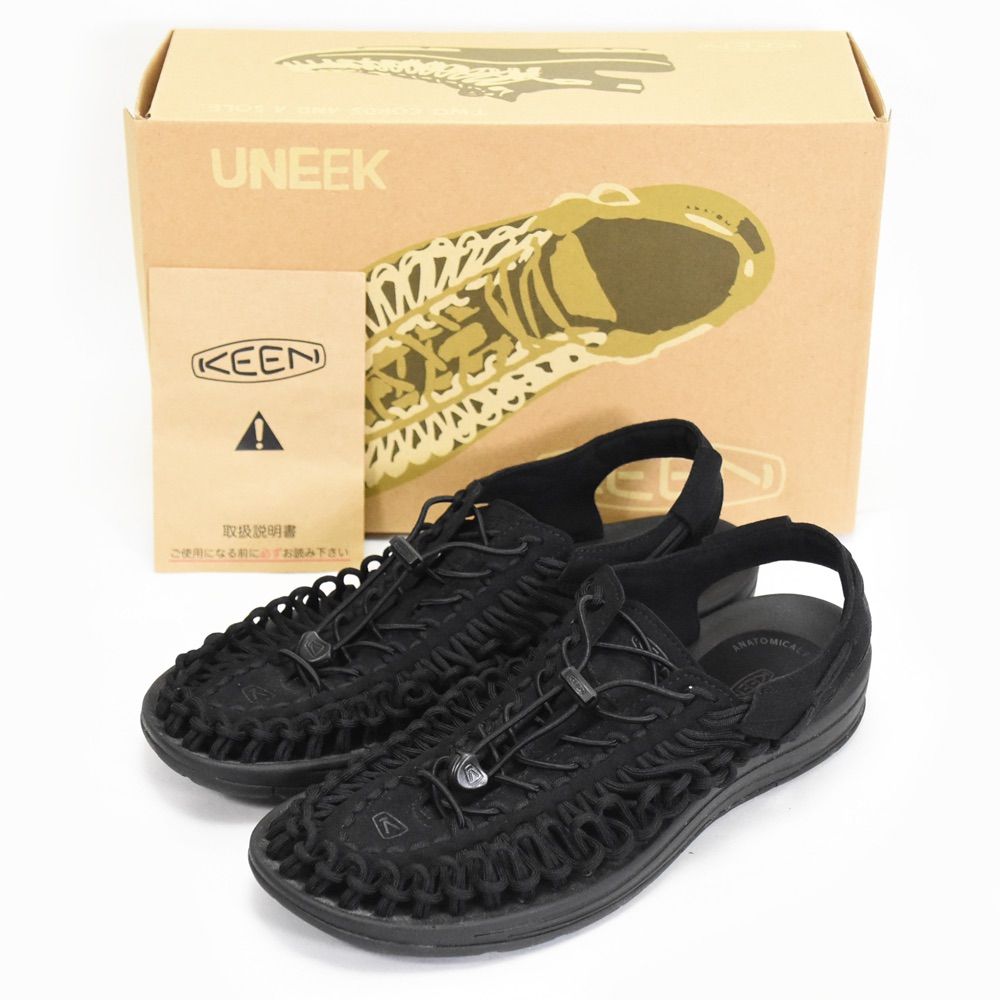 新品同様 KEEN キーン UNEEK ユニーク サンダル 29cm ブラック 黒 