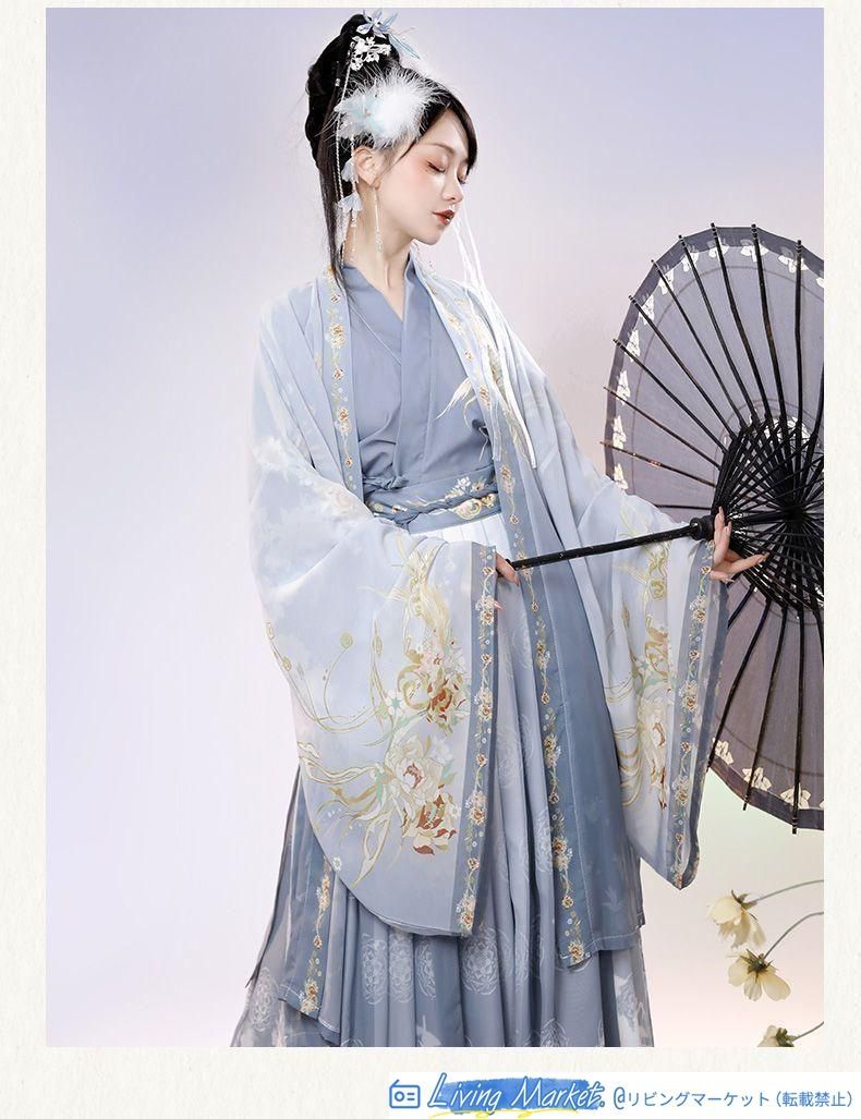 豪華刺繍 漢服 かんふく 古風衣装 レトロ風 中華ロリータ コスプレ ワンピース　唐装　仙女服 中華風 美しい刺繍 撮影会 舞台演出 推し活 ハロウィン 仮装 CS72P253