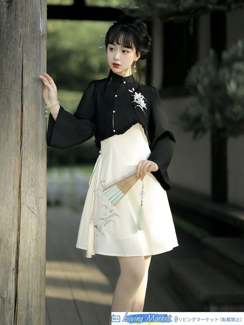 豪華刺繍 漢服 かんふく 古風衣装 レトロ風 中華ロリータ コスプレ ワンピース　唐装　仙女服 中華風 美しい刺繍 撮影会 舞台演出 推し活 ハロウィン 仮装 CS72P124 6,755円