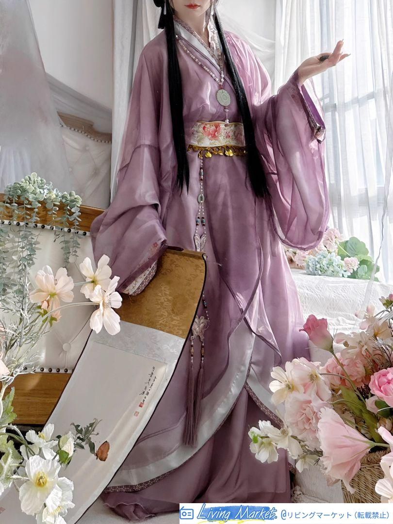 豪華刺繍 漢服 かんふく 古風衣装 レトロ風 中華ロリータ コスプレ ワンピース　唐装　仙女服 中華風 美しい刺繍 撮影会 舞台演出 推し活 ハロウィン 仮装 CS72P111