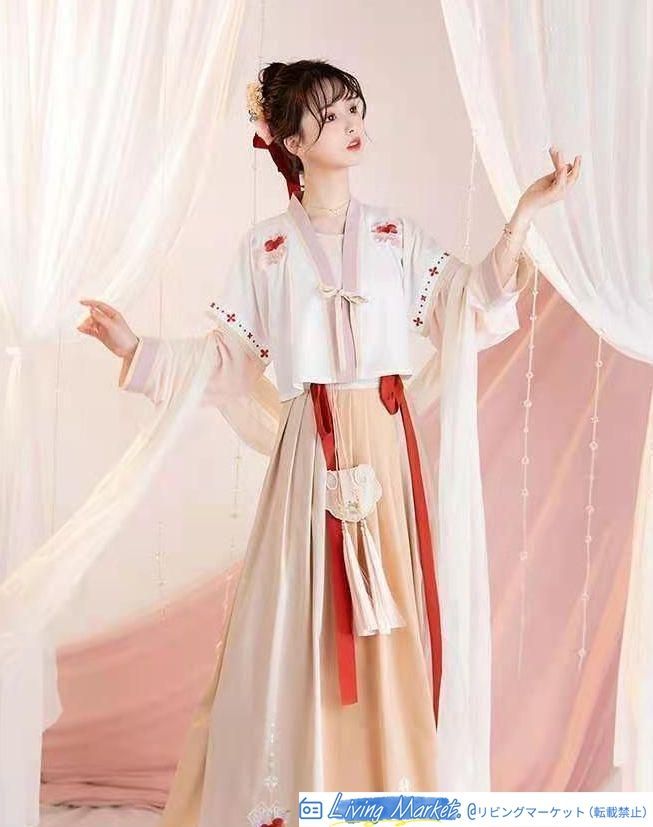 豪華刺繍 漢服 かんふく 古風衣装 レトロ風 中華ロリータ コスプレ ワンピース　唐装　仙女服 中華風 美しい刺繍 撮影会 舞台演出 推し活 ハロウィン 仮装 CS72P256