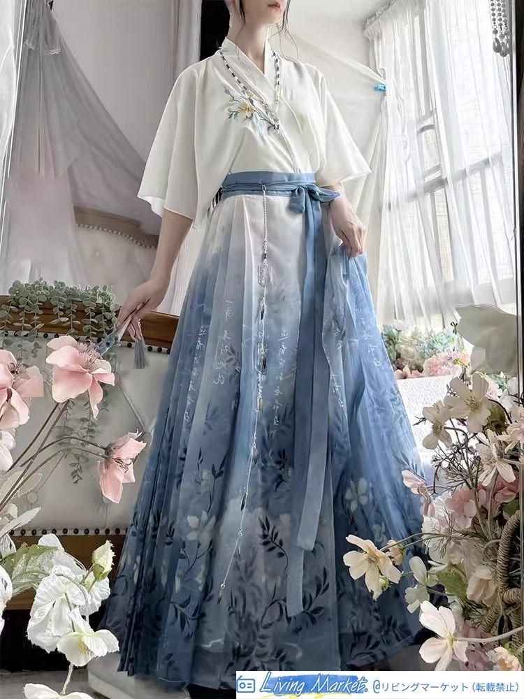 豪華刺繍 漢服 かんふく 古風衣装 レトロ風 中華ロリータ コスプレ ワンピース　唐装　仙女服 中華風 美しい刺繍 撮影会 舞台演出 推し活 ハロウィン 仮装 CS72P200 8,416円