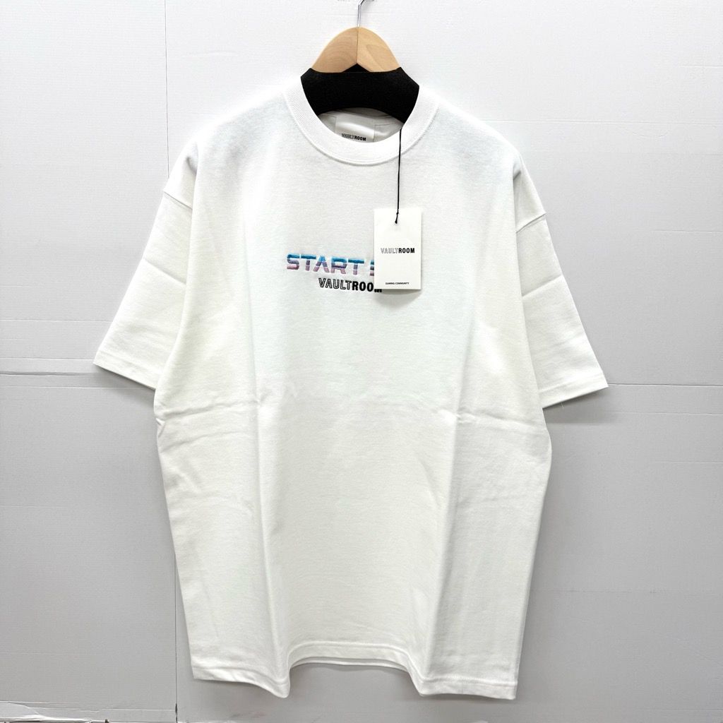 タグ付き 未使用 VAULTROOM × hololive STARTEND TEE WHITE L ボルト