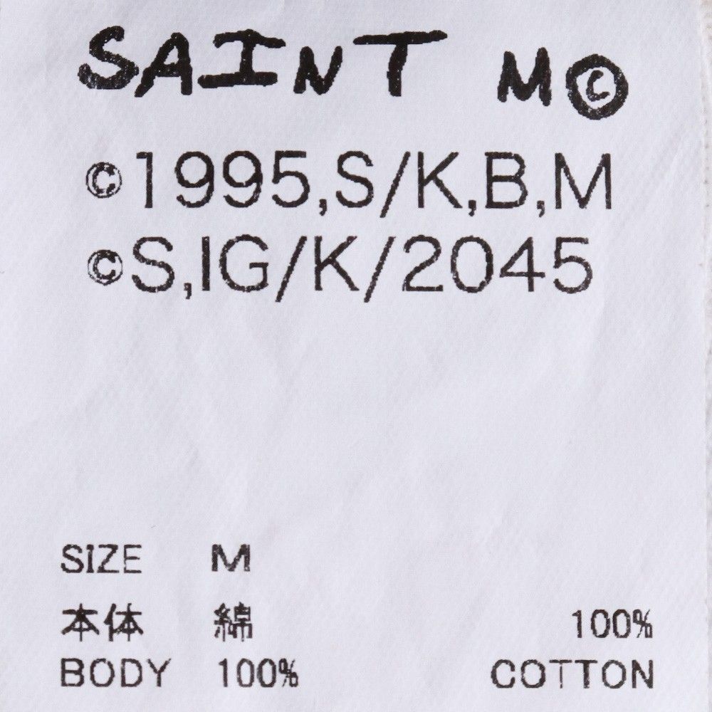 SAINT MICHAEL GS SS TEE GITS Mサイズ ホワイト SM-YS1-0000-C32