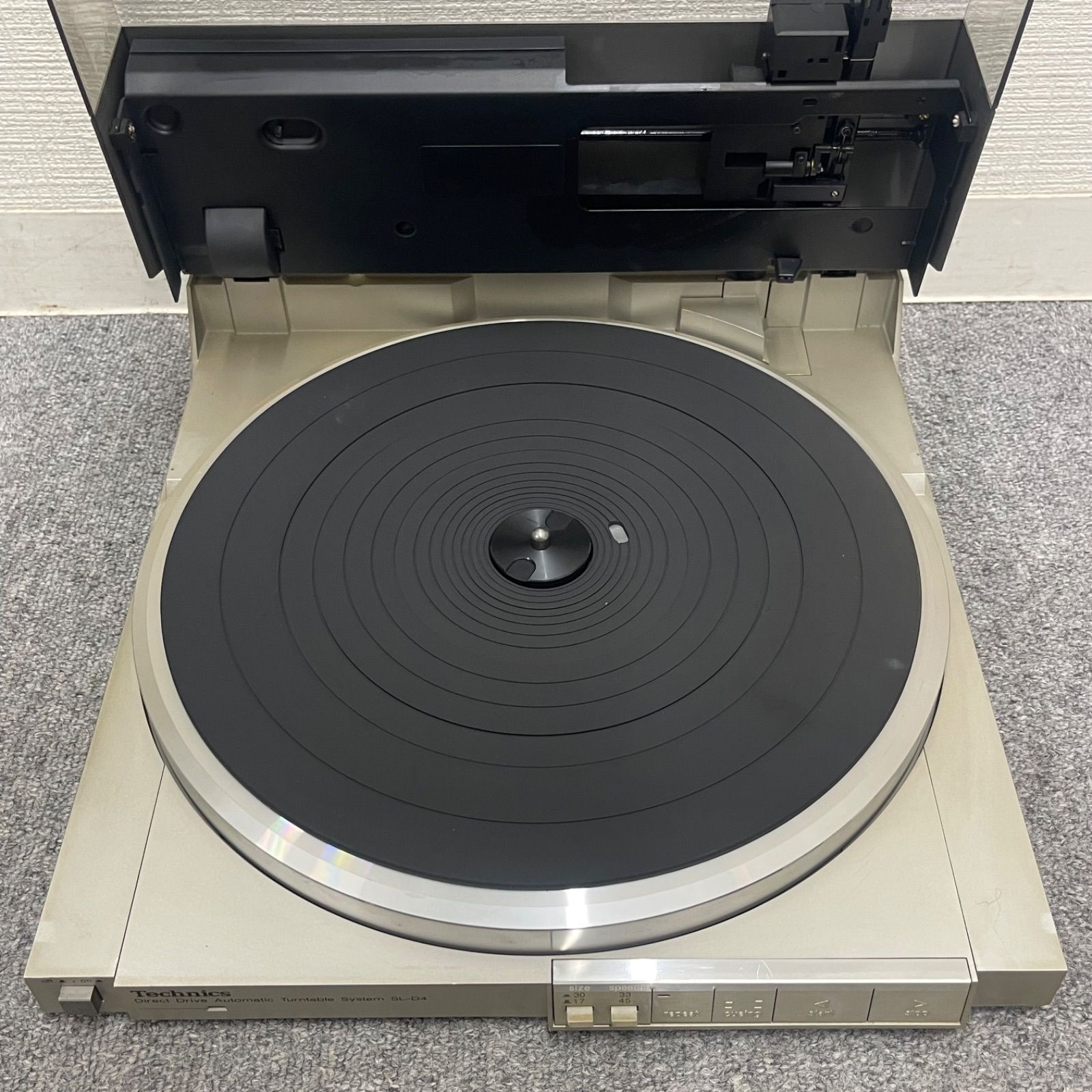 NPA】ジャンク Technics テクニクス ターンテーブル SL-D4 レコード