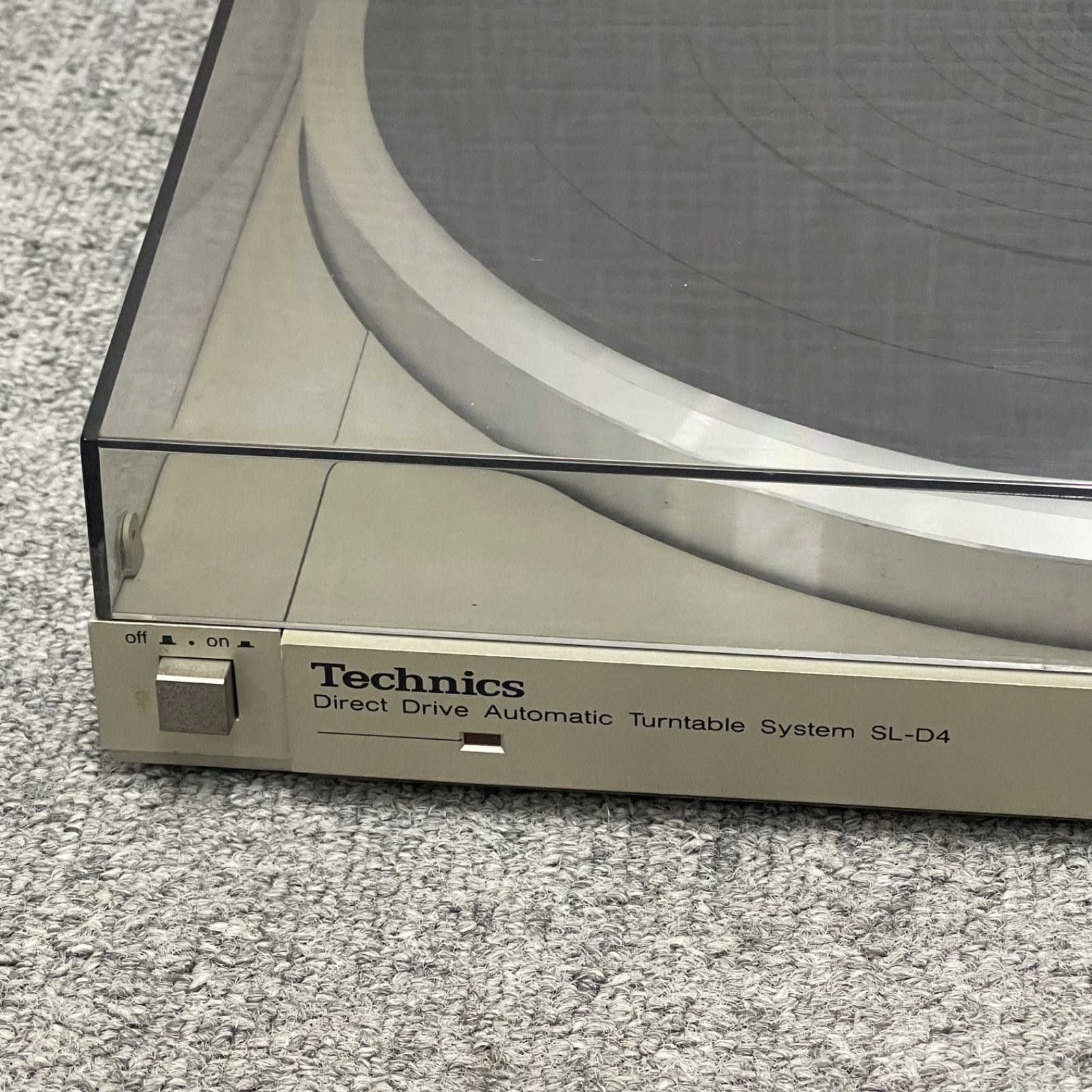 NPA】ジャンク Technics テクニクス ターンテーブル SL-D4 レコード
