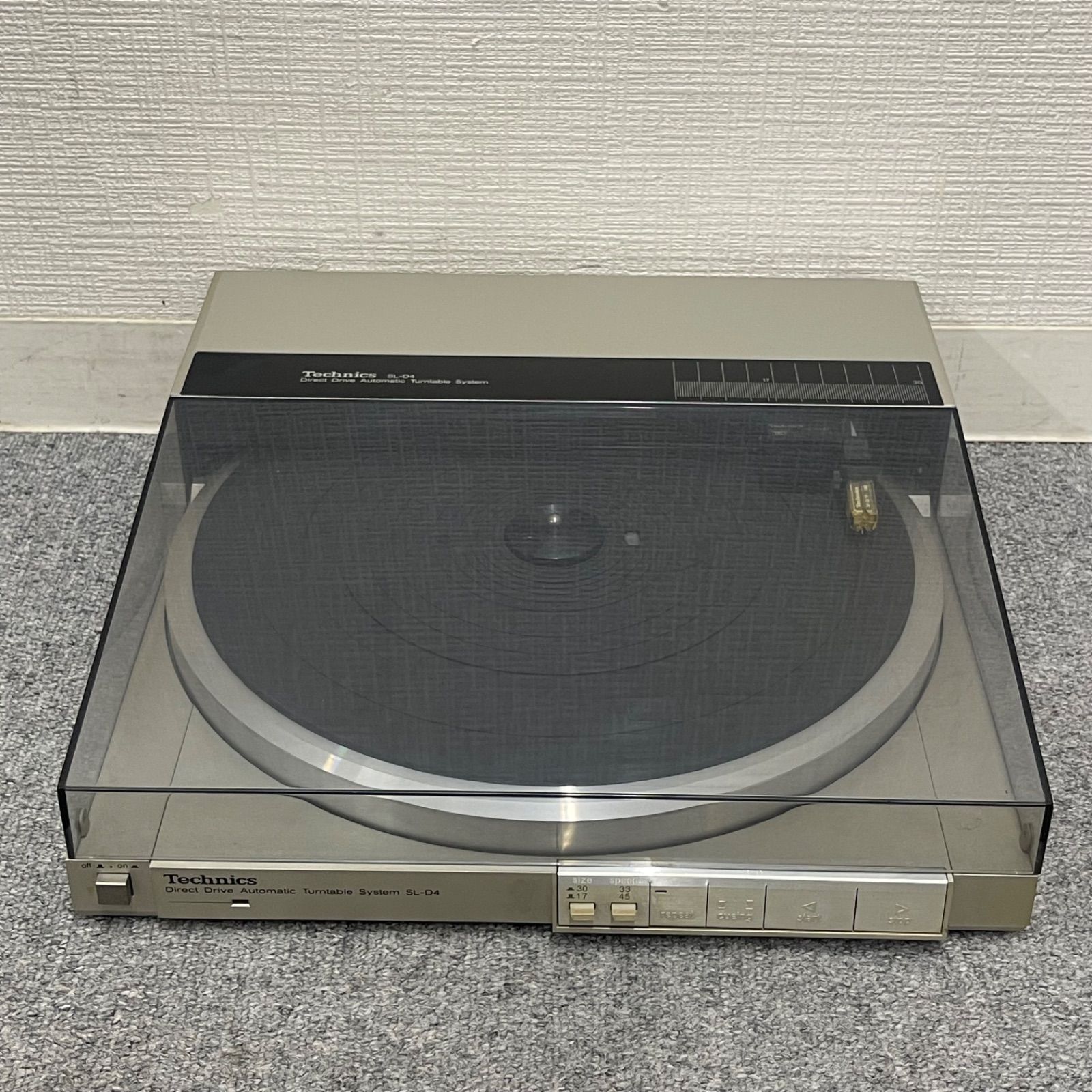NPA】ジャンク Technics テクニクス ターンテーブル SL-D4 レコード