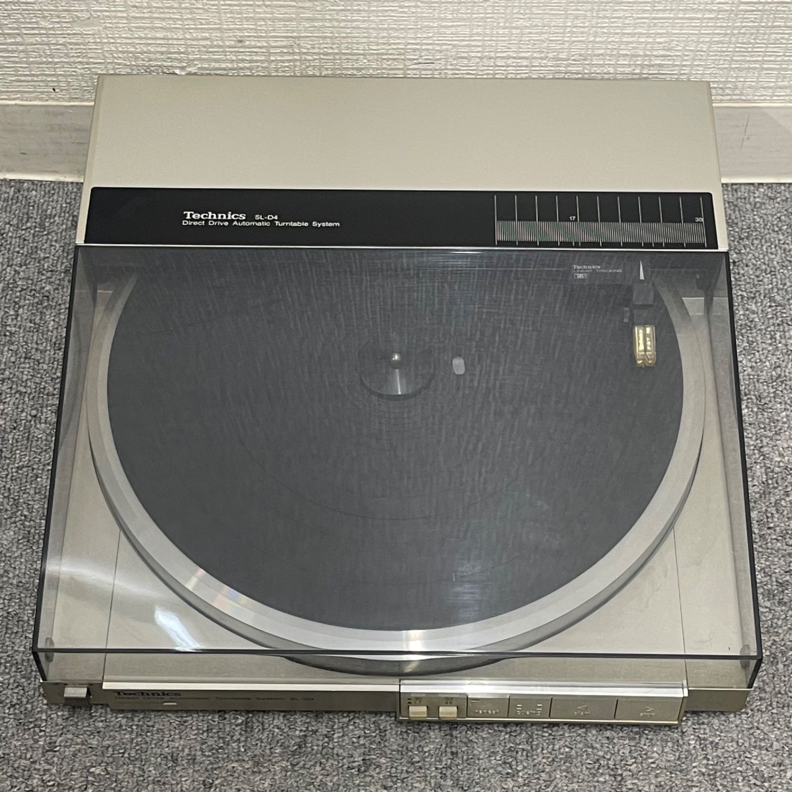 NPA】ジャンク Technics テクニクス ターンテーブル SL-D4 レコード