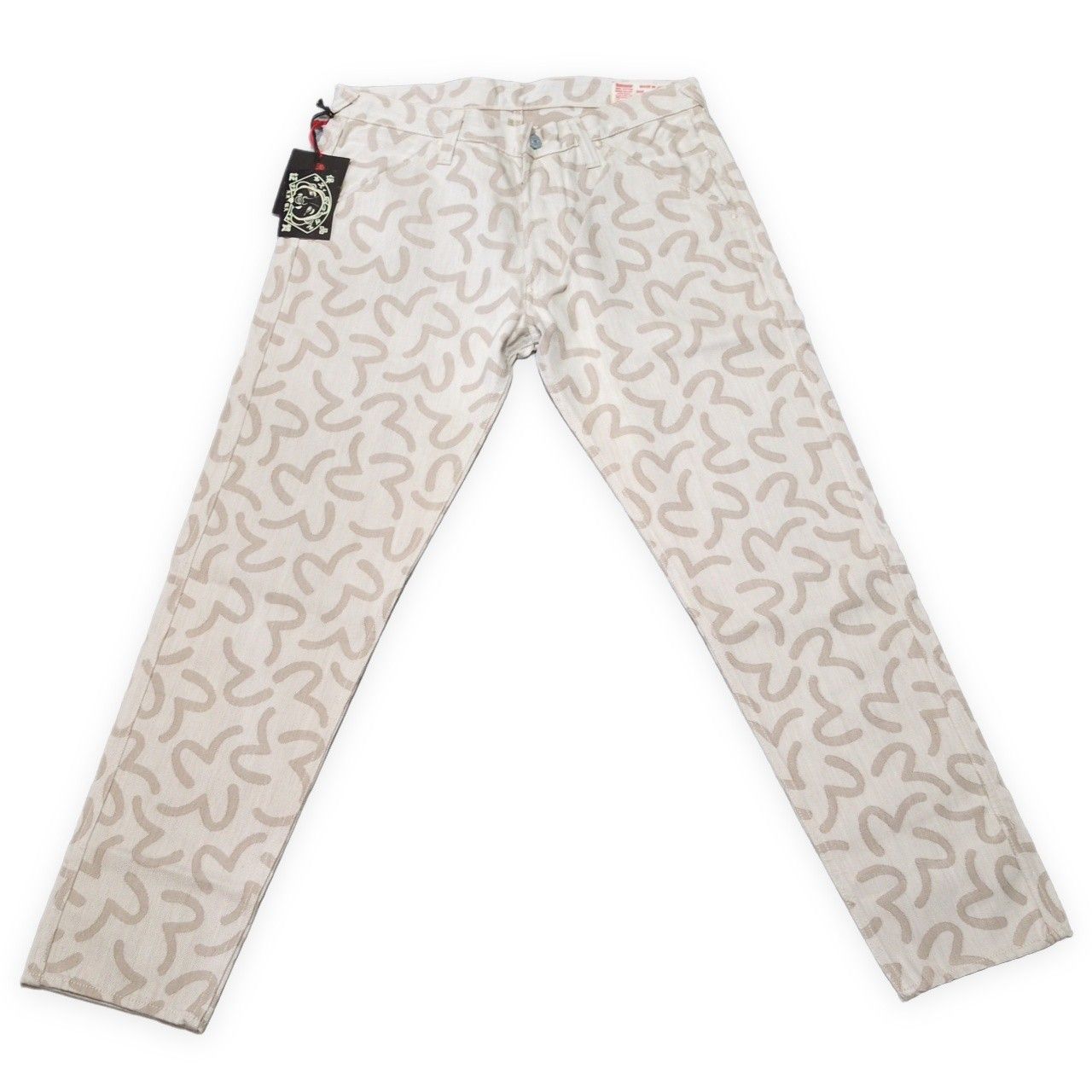 EVISU エヴィス yamane 5500 カモメ総柄 ジャガード デニムパンツ