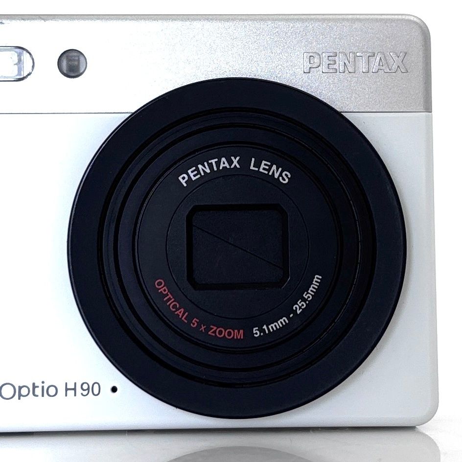 PENTAX】Optio H90 ホワイト コンパクトデジタルカメラ #T837 - メルカリ