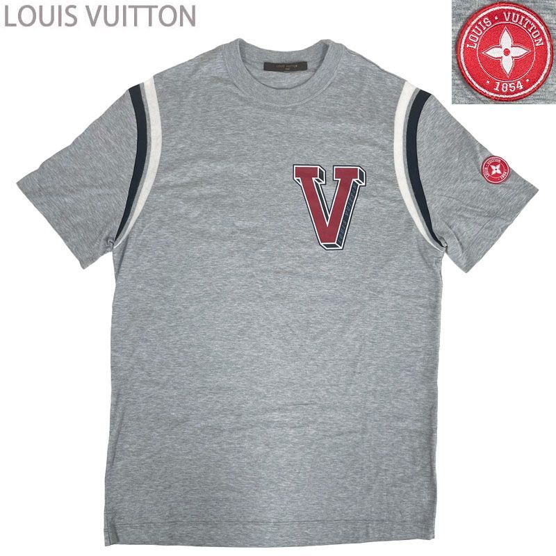 中古】LOUIS VUITTON ルイ・ヴィトン バーシティ パッチ クルーネック
