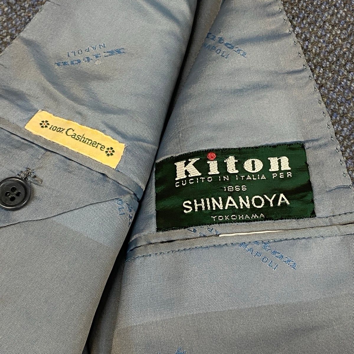 79g2 《美品》 Kiton キートン カシミヤ100％ テーラードジャケット