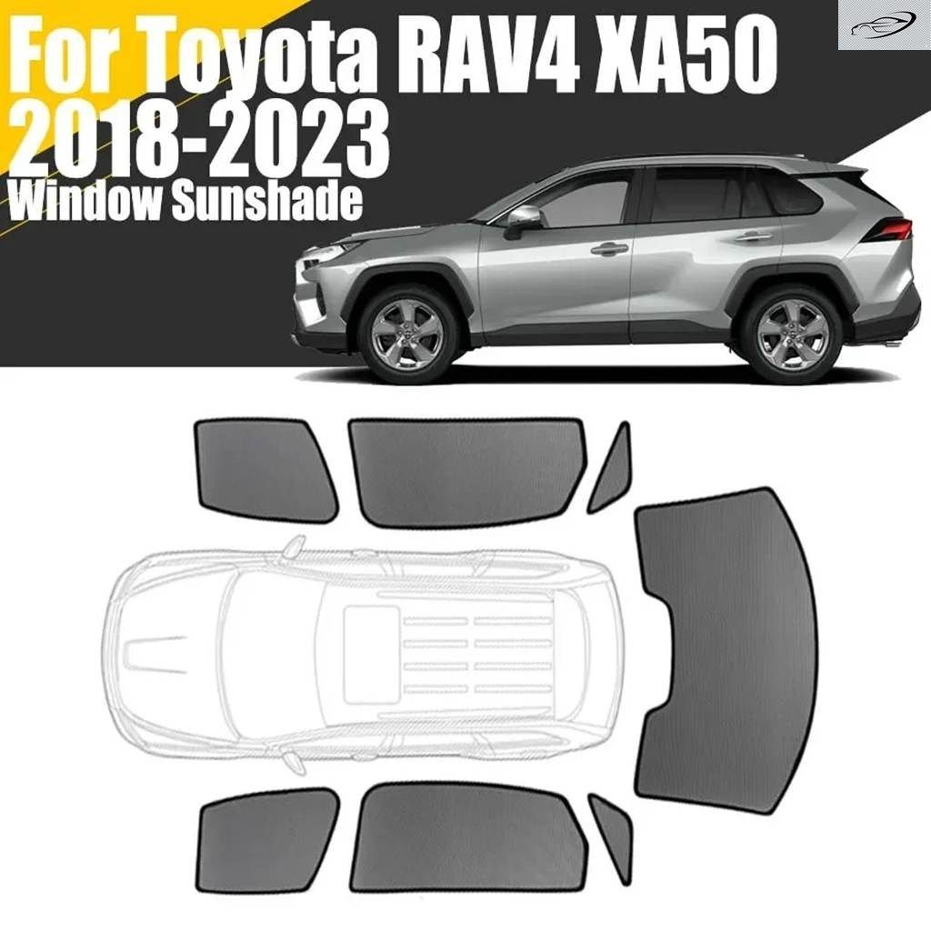 マグネット式カーウィンドウサンシェード トヨタ RAV4 XA50 2018-2023 第5世代 SUV カーテン メッシュ フロント ウインドシールド フレーム