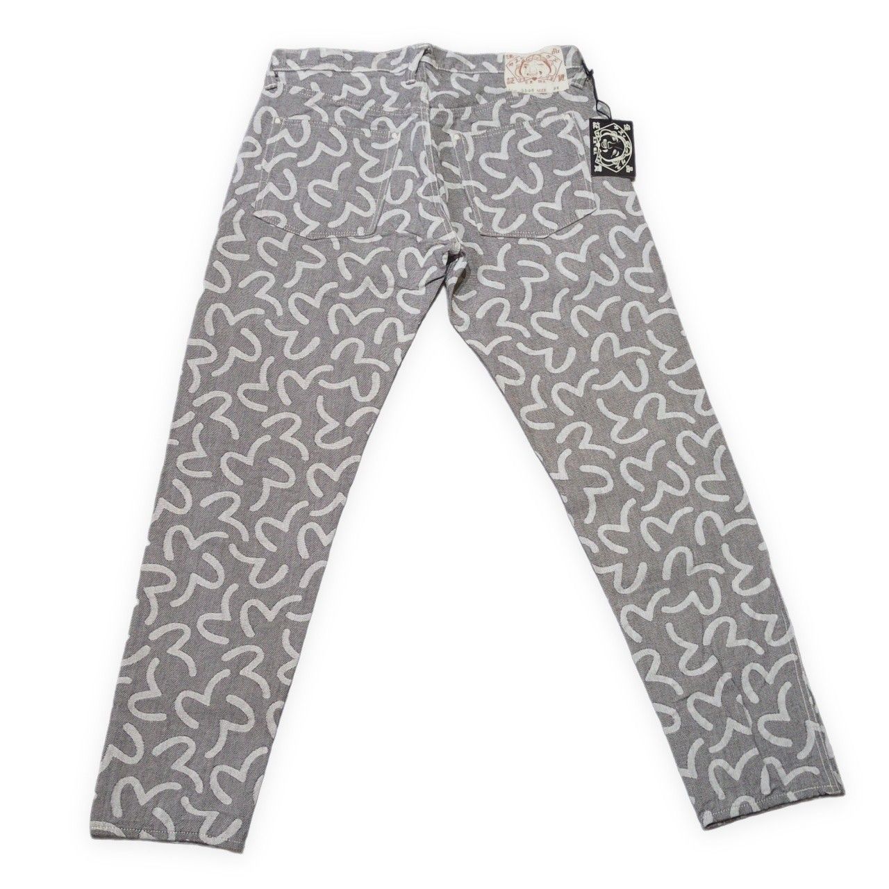 EVISU エヴィス yamane 5500 カモメ総柄 ジャガード デニムパンツ