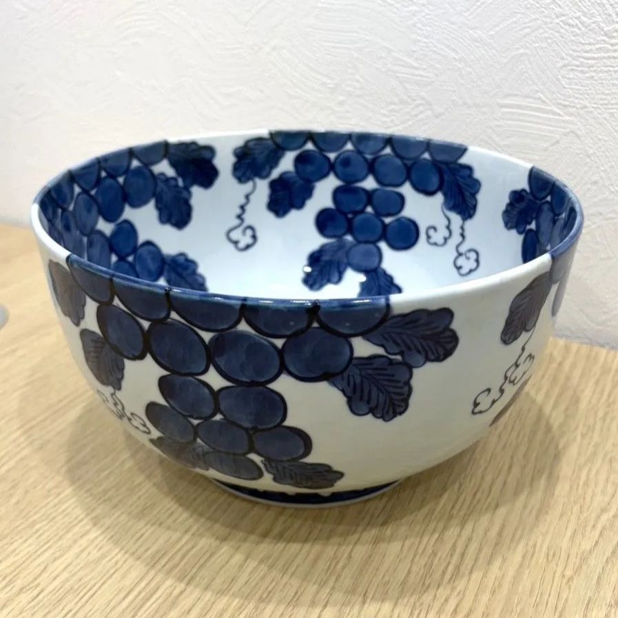 源右衛門 染付葡萄絵 麺鉢 大鉢 - メルカリ