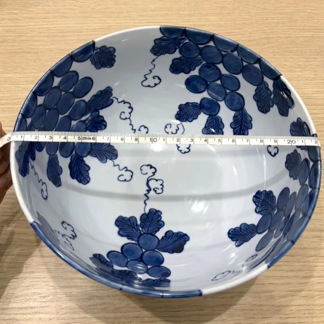 源右衛門 染付葡萄絵 麺鉢 大鉢 - メルカリ