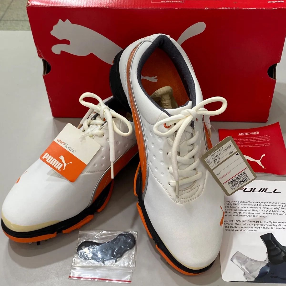 Puma DISC ゴルフシューズ 新品タグ付き 新品 未使用 タグ付き PUMAスポーツ ゴルフシューズ 25.5㎝ WO250