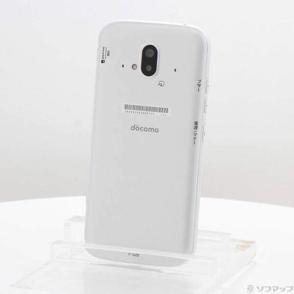 docomo SIMフリー】らくらくスマートフォン F-52B 64GB WH - メルカリ