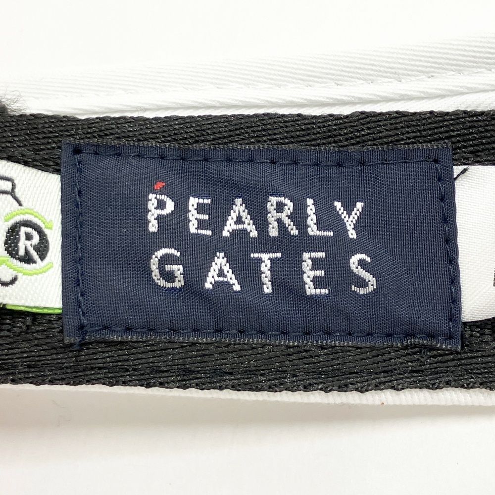 PEARLY GATES パーリーゲイツ 2025年モデル サンバイザー ホワイト系 FR [240101723018] ゴルフウェア ストスト