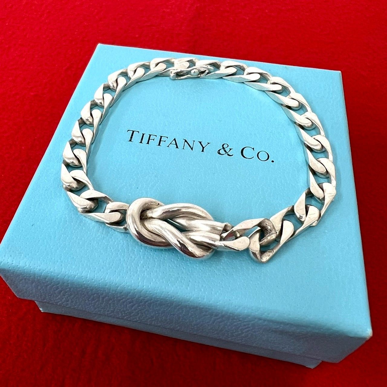 極 美品 TIFFANY&Co. ティファニー ヴィンテージ センターノット