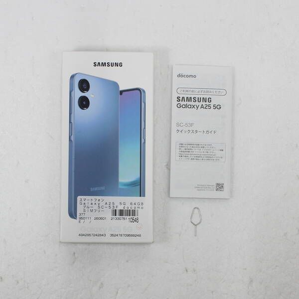 docomo SIMフリー】Galaxy A25 5G 64GB ブルー 中古 - メルカリ