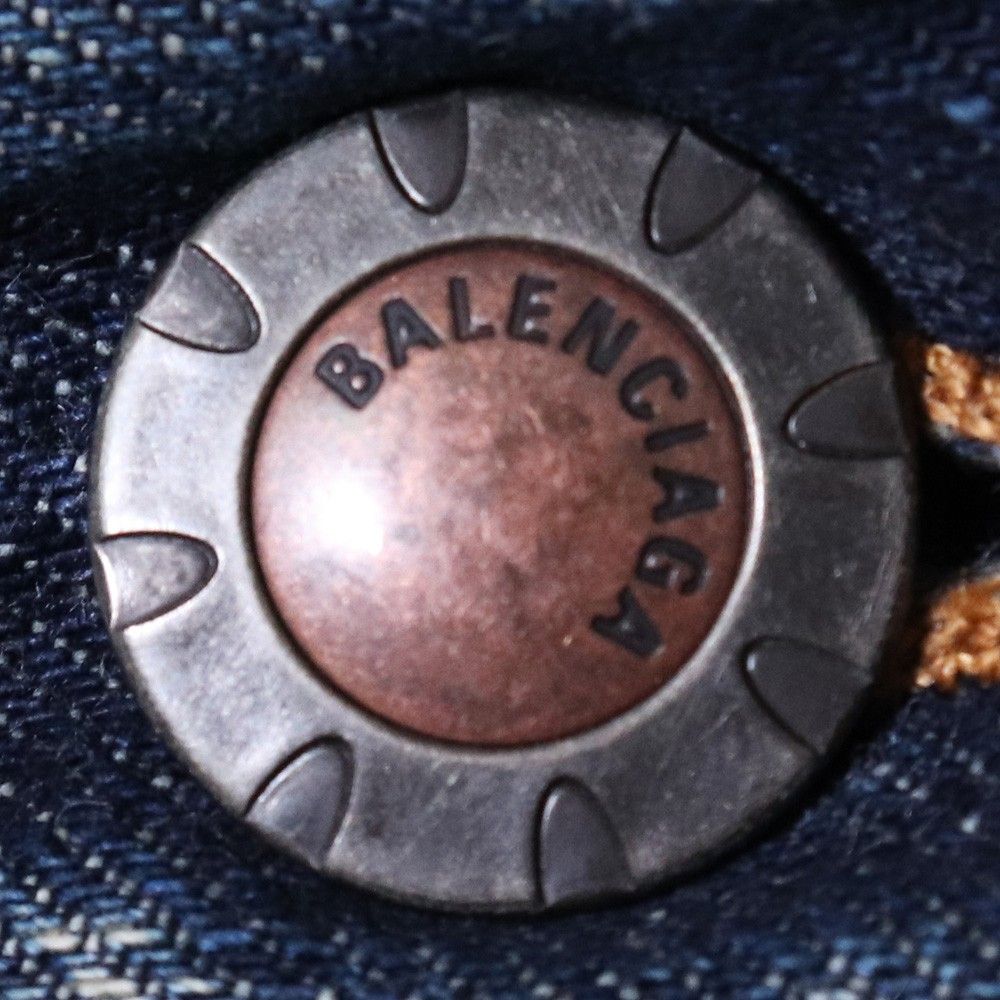 BALENCIAGA グランジリップドオフ バギーデニムパンツ Sサイズ