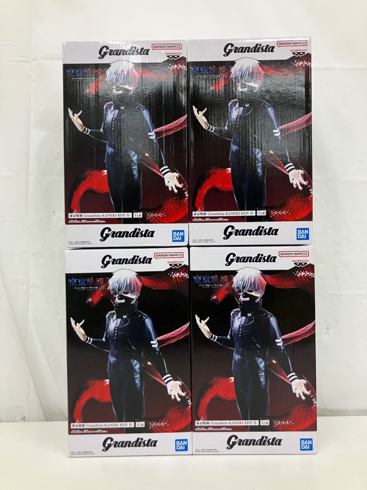 未開封 東京喰種 grandista フィギュア 金木研 4個セット LF7090 f101