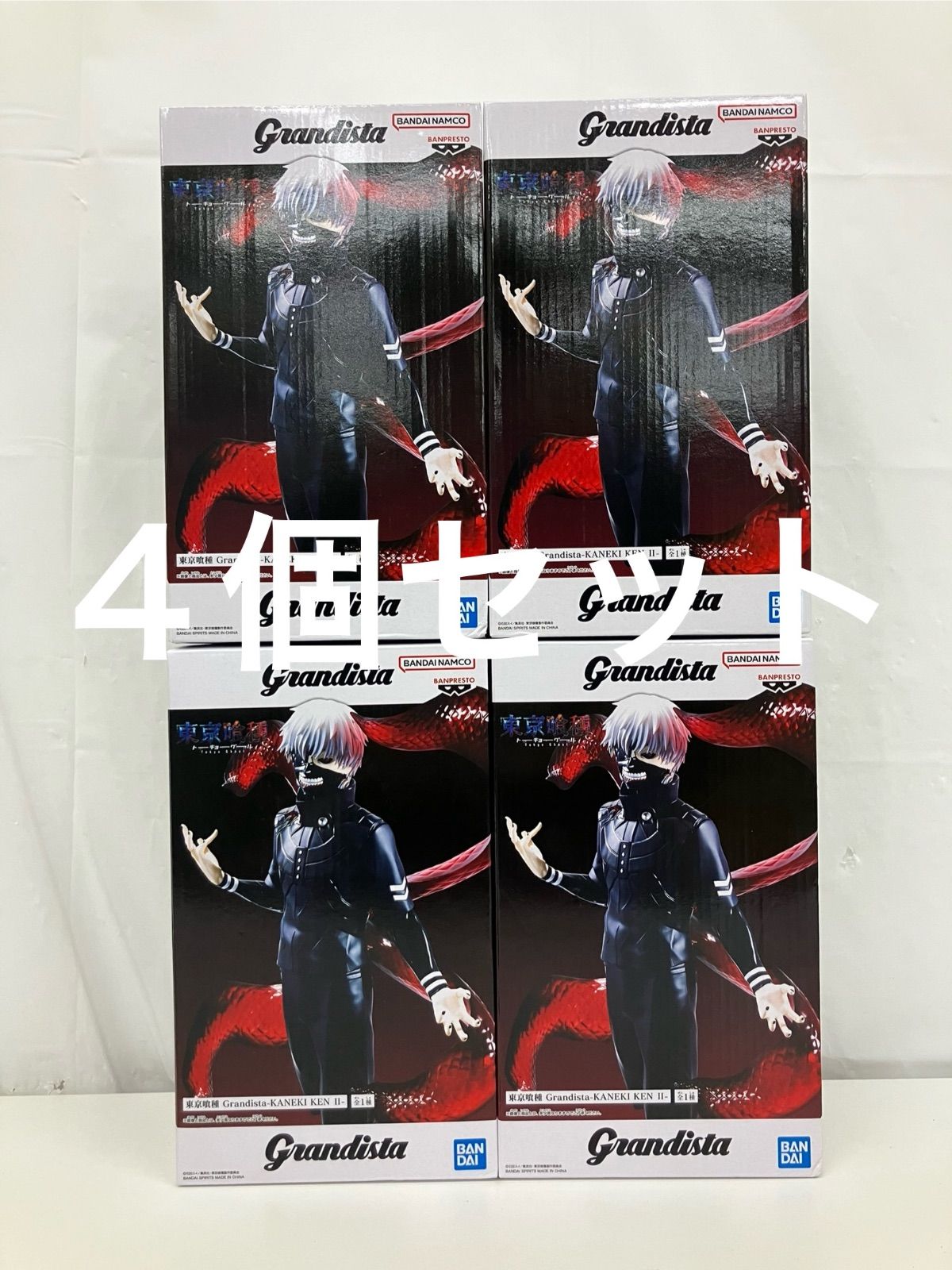 未開封 東京喰種 grandista フィギュア 金木研 4個セット LF7090 f101