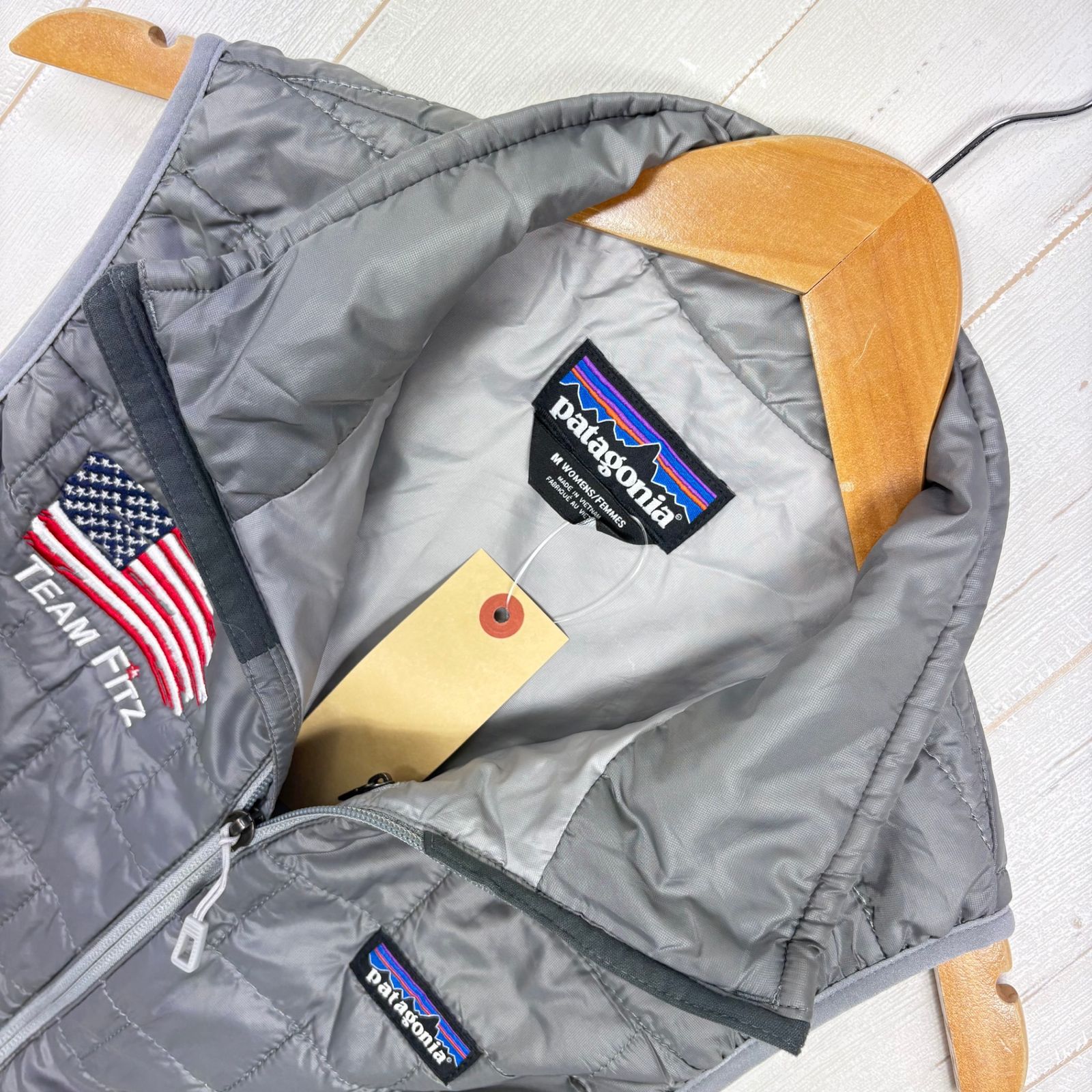 ✉️Women's M グレー系 2019 Patagonia ( パタゴニア ) ナノパフ