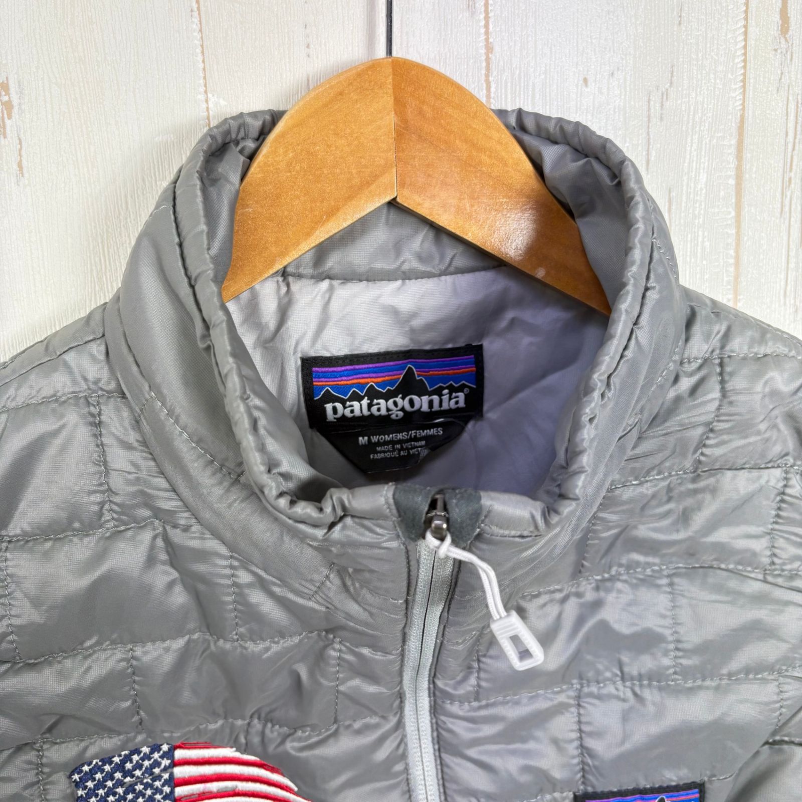 ✉️Women's M グレー系 2019 Patagonia ( パタゴニア ) ナノパフ