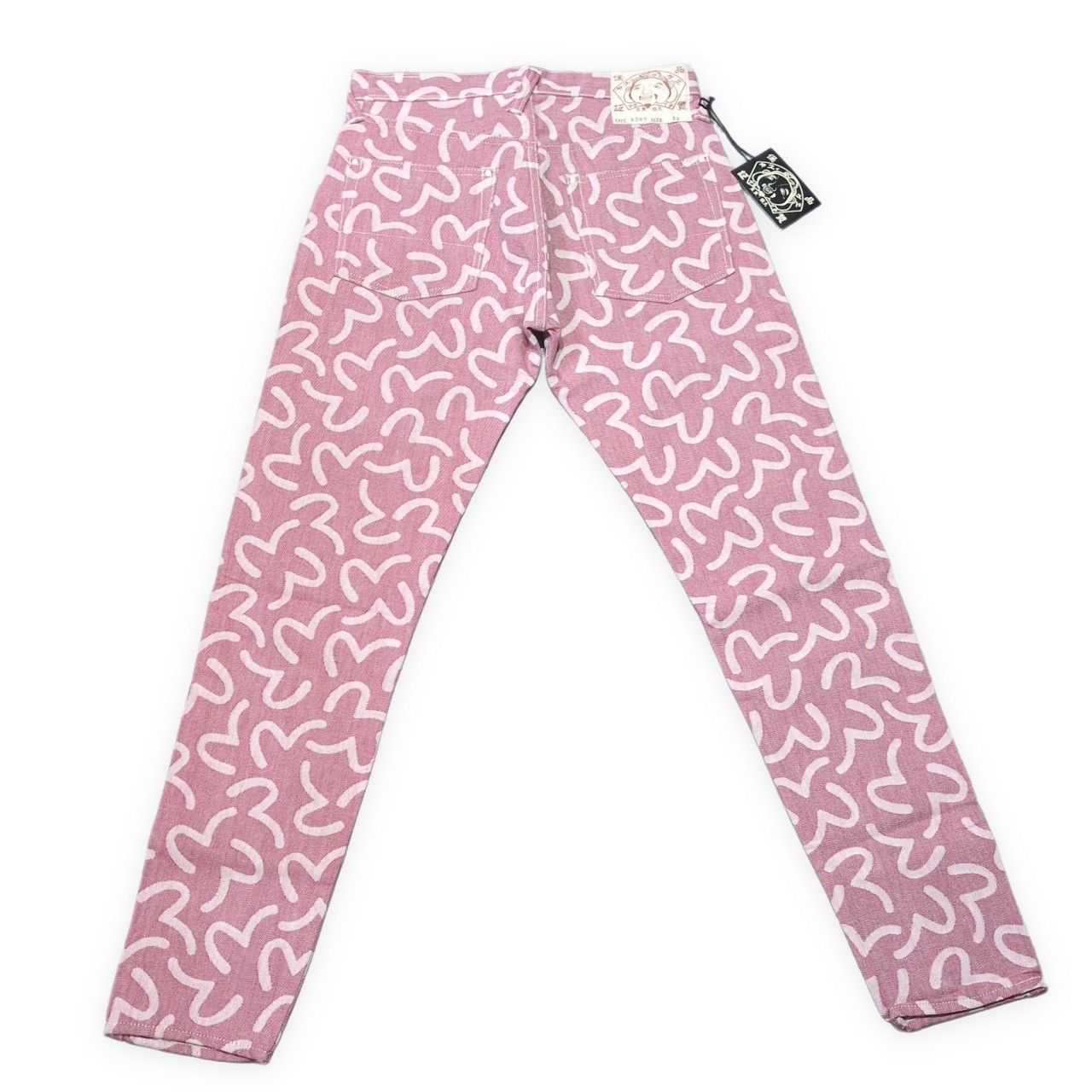 EVISU エヴィス yamane 5500 カモメ総柄 ジャガード デニムパンツ