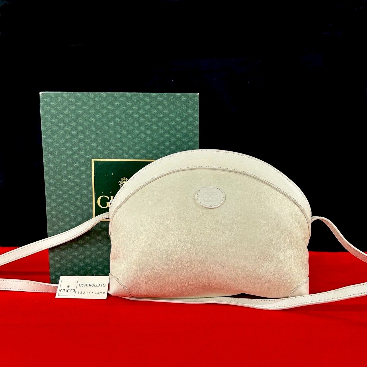 極 美品 箱付き GUCCI グッチ オールドグッチ ヴィンテージ GG ロゴ
