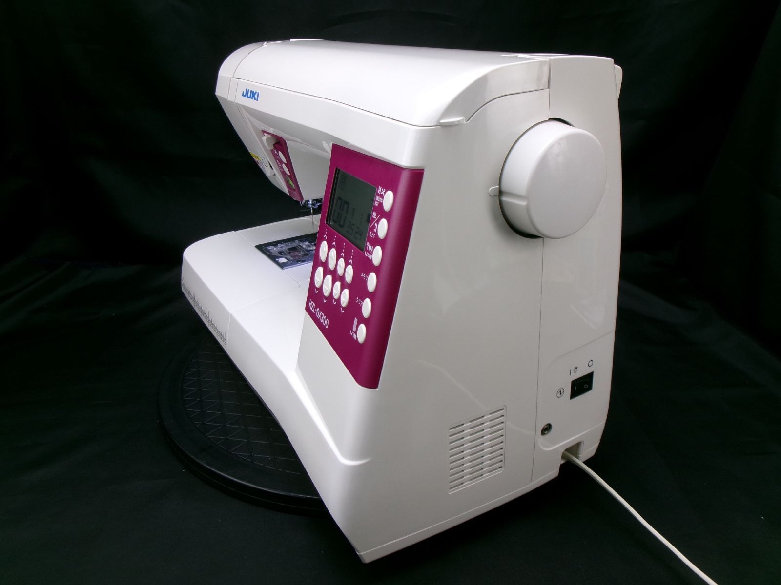 フルサイズ高機能CPミシン・文字縫い☆ジューキコンピュータミシン HZL 