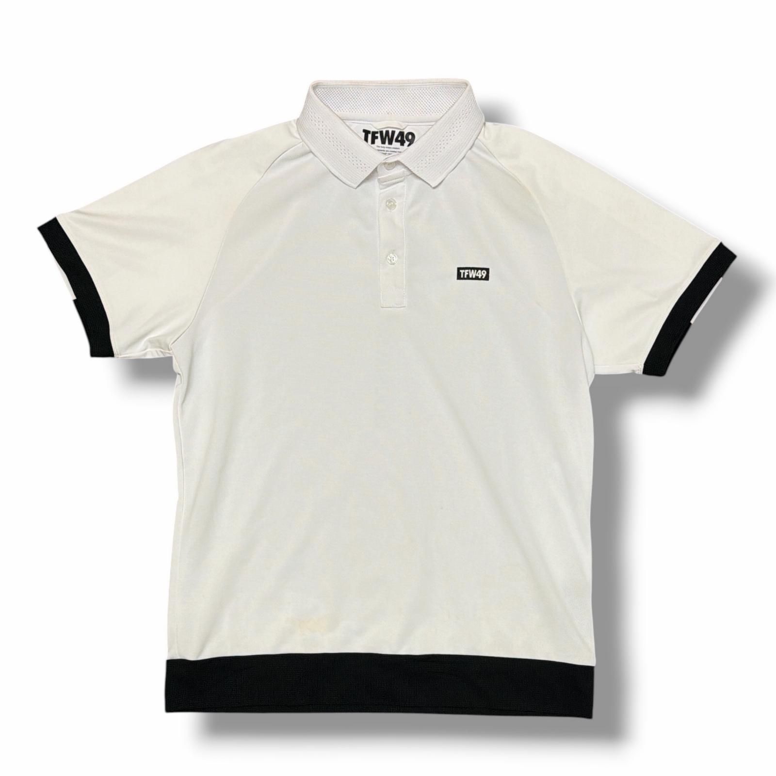 参考上代24200円 TFW49 ATHLETE POLO アスリートポロシャツ ティーエフ
