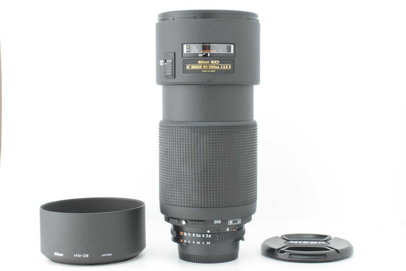 美品】Nikon AF NIKKOR 80-200mm F/2.8 D ED Macro Zoom Lens ニコン