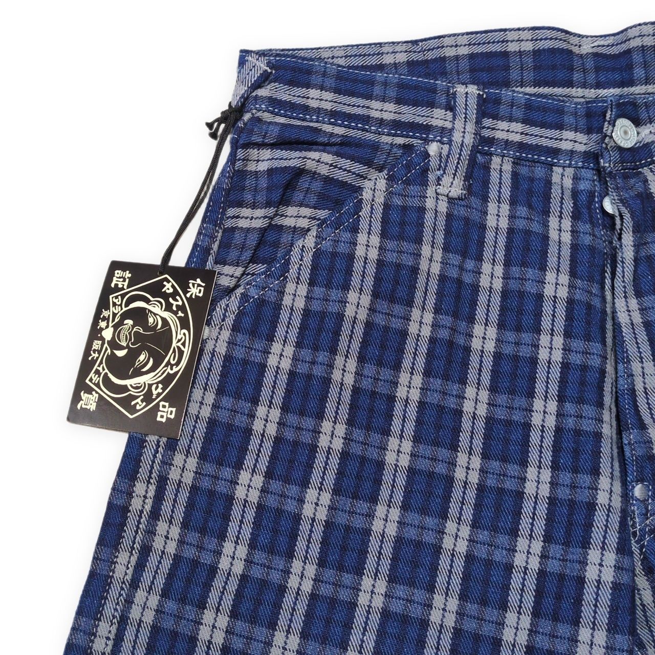 EVISU エヴィス yamane 7550 チェックショートパンツ ハーフパンツ