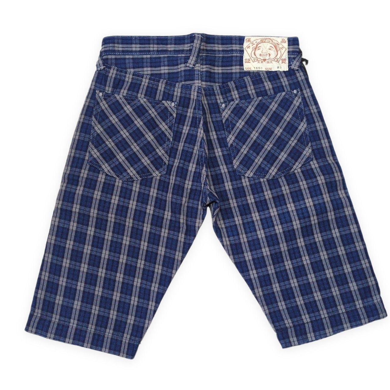 EVISU エヴィス yamane 7550 チェックショートパンツ ハーフパンツ