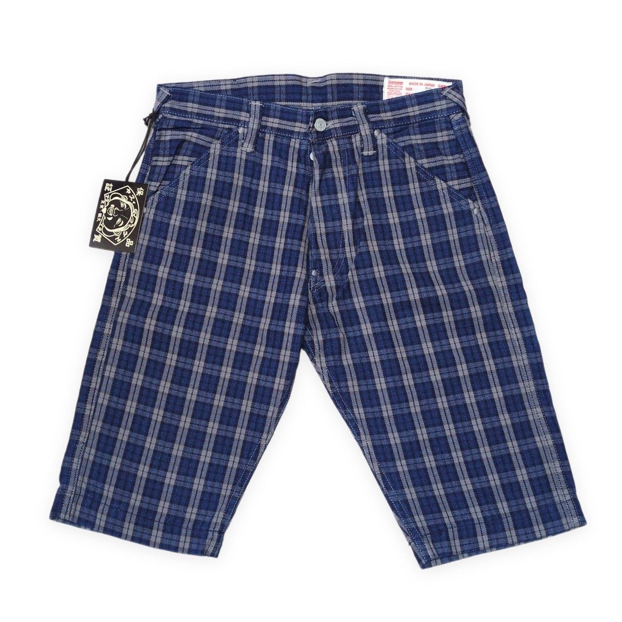 EVISU エヴィス yamane 7550 チェックショートパンツ ハーフパンツ